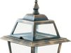AC DESIGN Searchlight New Orleans - buiten wandverlichting - 21 x 49,5 cm - IP44 - zwart en goud
