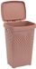 Five® Panier à linge en plastique avec couvercle 70 litres - Vert