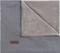 Baby's Only Gebreide wiegdeken soft - Baby deken Sparkle - Dekentje voor jongens en meisjes - 1.4 TOG - 70x95 cm - Zilvergrijs Mêlee - Met subtiel glittertje