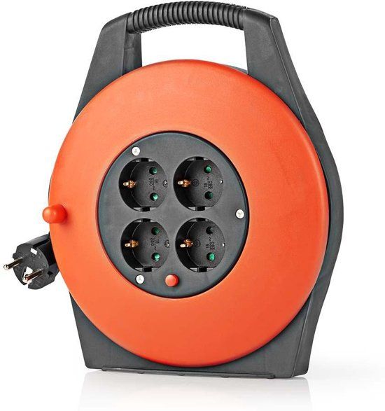 Nedis Kabelhaspel | 10,0 m | H05VV-F 3G1.5 | IP20