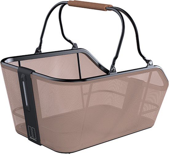 Basil Cento Tech Fiber MIK Nordlicht - Achter Fietsmand - Bruin - 21L