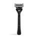 Gillette Rasoir de sûreté intime - Noir et Aluminium - 5 lames - 1 manche + 1 recharge