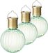 Lumineo 10x stuks Led lampje/lampion solar verlichting groen 11 x 8 cm