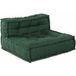 Maison Exclusive - Canapé modulaire en tissu vert 210 x 140 x 56 cm