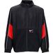 Nike Veste de survetement Sportswear SW Air Tracktop pour hommes, noir/rouge universite
