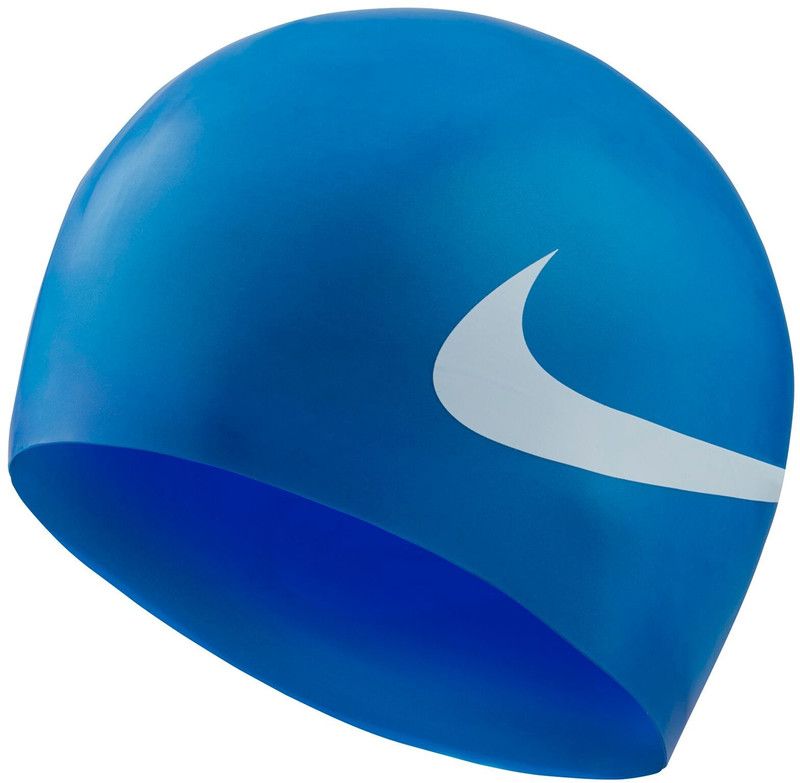 Nike Swim Big Swoosh Printed badmuts blauw