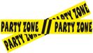 Folat Markeerlint zone de fête - 2x pièces - 15 mètres - jaune/noir