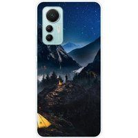 Xiaomi Mi 12 Lite Seul en montagne bedrukt siliconen hoesje