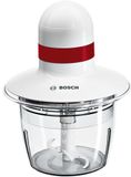 Bosch MMRP1000 elektrische hakmolen - 400W - 0.8L - Rood/Wit/Transparant