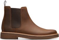 Clarks Clarkdale Easy Chelseaboot - Mannen - Bruin - Maat 10