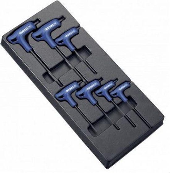 EXPERTbyFacom - E121708 module van 7 inbussleutels t met heft torx