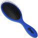 Clauss Wash & Brush Haarborstel voor lang haar, paddle Brush met luchtkussen en flexibele nylon borstelharen, mat, blauw/zwart, 70 g