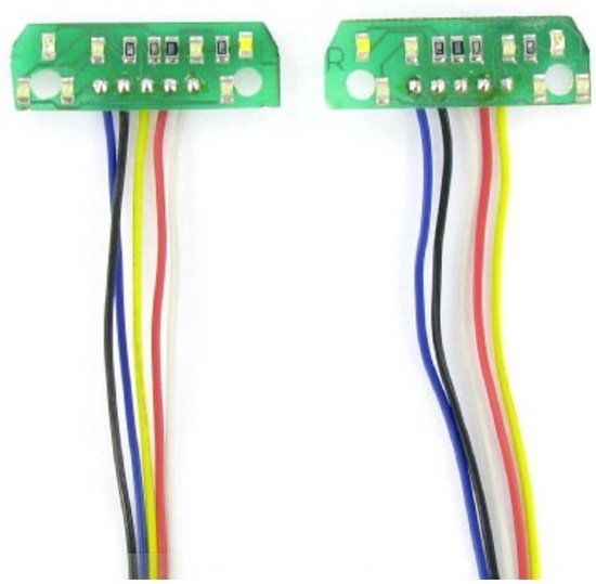 Carson 1:14 7.2v 7-chamber Led Circuit Board Uni, Rc, Accessories For Tamiya Trucks