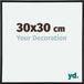 yd. Cadre photo 30x30 cm Plastique Noir Mat Annecy
