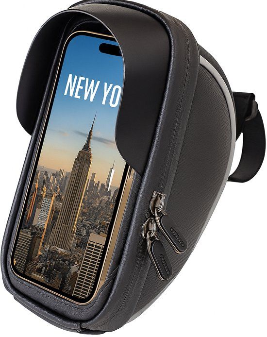 Opline Telefoonhouder Fiets / Mountainbike | Waterdicht | Apollo | Samsung Galaxy A32 | Zwart