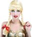 Bristol Novelty Ltd Bristol Novelty Womens/Ladies Long Plaited Pigtails Wig (Blonde/Red)