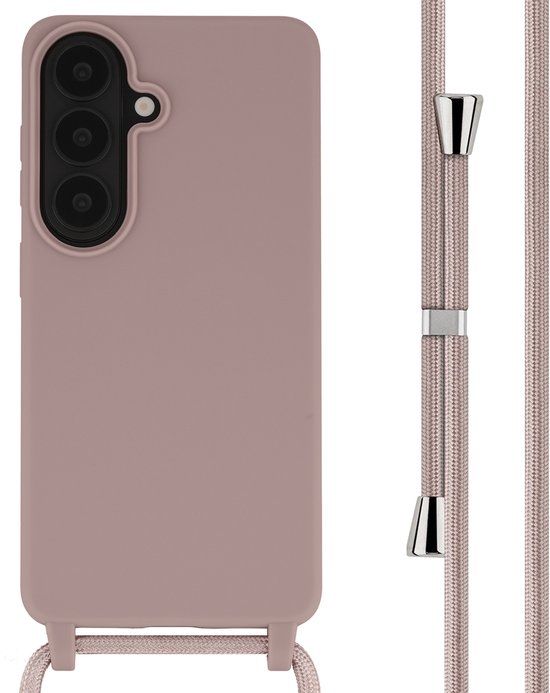 imoshion Siliconen hoesje met koord voor de Samsung Galaxy S26 - Sand Pink