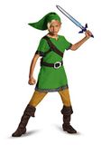 DISGUISE Classic Nintendo Link kostuum, kinderen, groen, medium