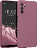 kwmobile telefoonhoesje donkerroze TPU voor Oppo A16 / A16s / A54s