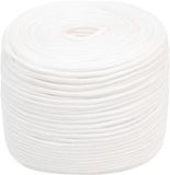 vidaXL Multifunctioneel touw 10 mm 50 m Wit PP