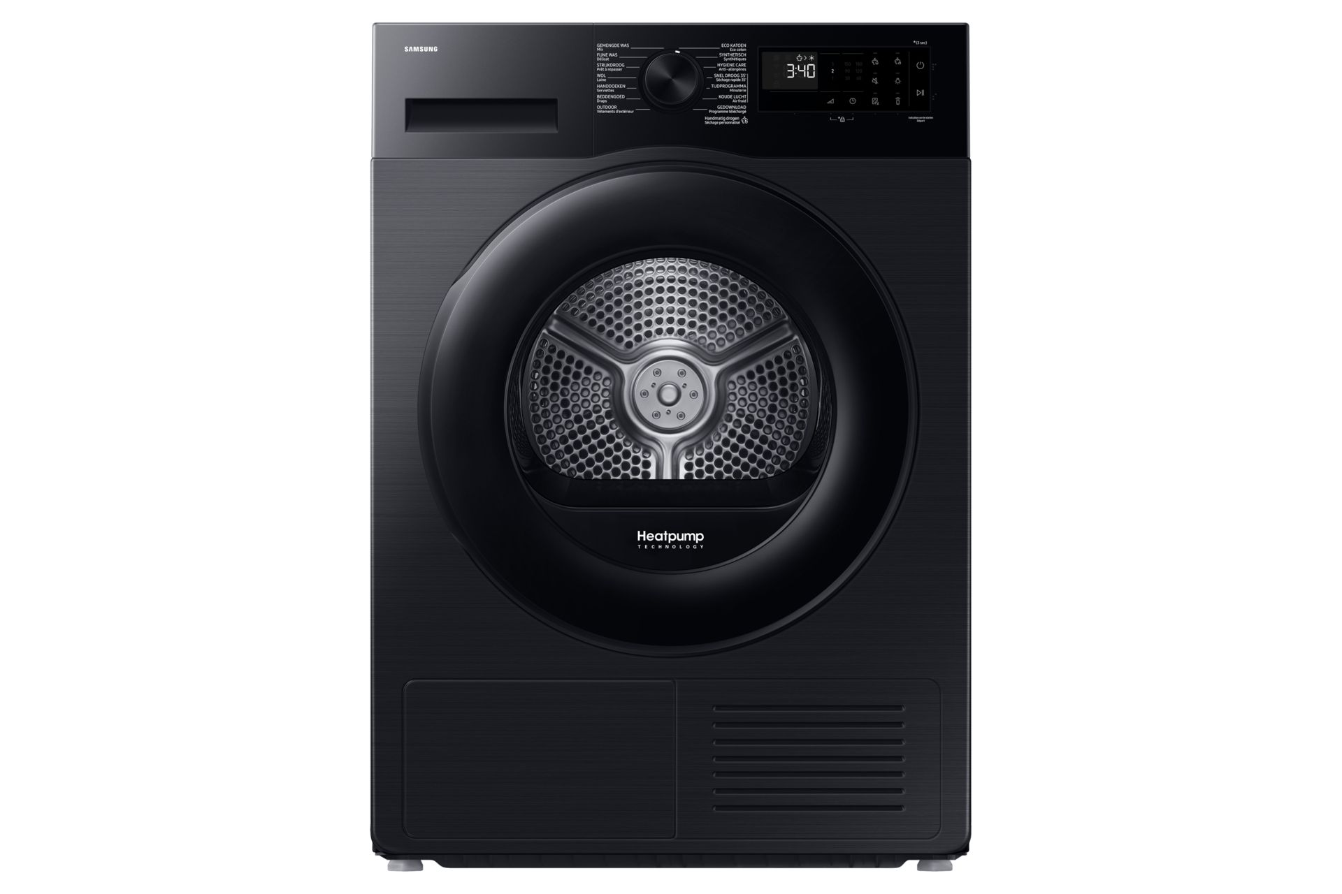 Samsung DV9UDG52A0ABEN - Warmtepompdroger - 9 kg - A+++ - Zwart
