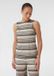 Comma T-shirt met korte mouw en ronde hals voor dames, beige, maat 34
