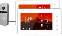 Doorsafe 7560 PRO - Video Deurbel Set - 2x 7" Touchscreen - 2MP FHD Camera - Incl. 32GB SD-kaart