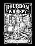 Bourbon & Whiskey Coloring Book for Men