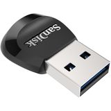 SanDisk MobileMate - USB 3.2 Gen 1 (3.1 Gen 1) - microSD Card Reader - Black