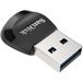 SanDisk MobileMate - USB 3.2 Gen 1 (3.1 Gen 1) - microSD Card Reader - Black