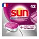 SUN Expert Tablettes lave-vaisselle dégraissantes Tout en 1 technologie Glasscare 42 tablettes
