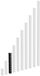 Adam Hall 61535B6 Rackrail, zwart geperforeerde gaten, 6 HE - Profiel