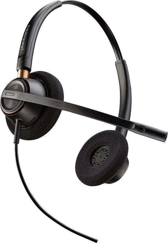 HP POLY EncorePro 525 Microsoft Teams Certified Stereo met USB-A Headset