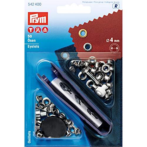 prym 542400 ogen messing 4,0 mm zilverkleurig, zilver, 4 mm