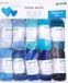 Gründl Wolle 6145-4 Cotton Quick Mini Shades of Blue 10x15gram