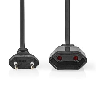 Verlengsnoer Nedis 5 meter (2 x 0.75 mm², Type C)