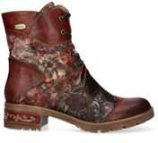 Laura Vita Veterboot Cocrailo 24 SOA0053-24G Cognac/Roodbruin Leer Dames