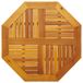 VidaXL Tafelblad achthoekig 80x80x2,2 cm massief acaciahout