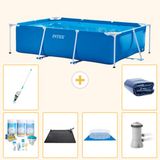 Intex Rechthoekig Frame Zwembad - 300 x 200 x 75 cm - Blauw