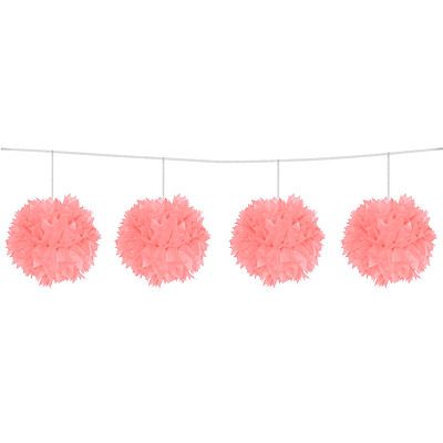 Folat Pompom slinger Roze