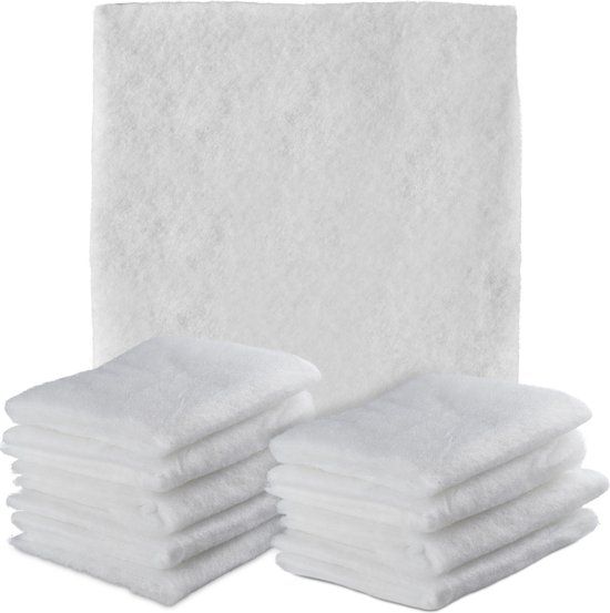 Merkloos Relaxdays Vetfilter Afzuigkap / Dampkap - Set van 10 - Op Maat Knippen - 57x47 cm