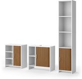 Vicco Badkamermeubelset Norea, Eiken/Wit, 3-delig