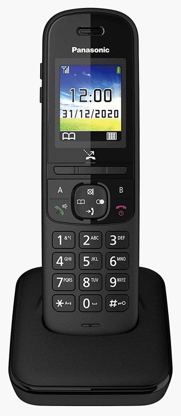 Panasonic KX-TGH710 DECT-telefoon met nummerherkenning - Zwart