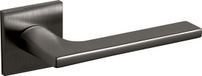 Intersteel Poignée de porte Lotus Q avec rosace titane anthracite mat