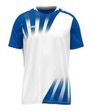Jako Vintage Shirt Korte Mouw Heren - Wit / Royal | Maat: XXL