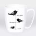 KAWKI Mug en céramique blanc (380ml)