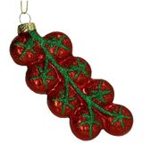 HD Collection décoration de sapin 12.5cm en verre, couleur rouge 1 pièce