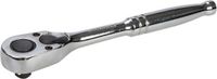 Silverline Ratelsleutel - 202 Nm - 5° Ratelactie - Ergonomisch - 72 Tanden