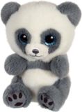 GIPSY TOYS Peluche Panda, CUTYDOOS, 13 cm, Gris, Yeux Pailletés