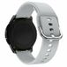Samsung Galaxy Watch 3 41mm Siliconen Sportband - Grijs